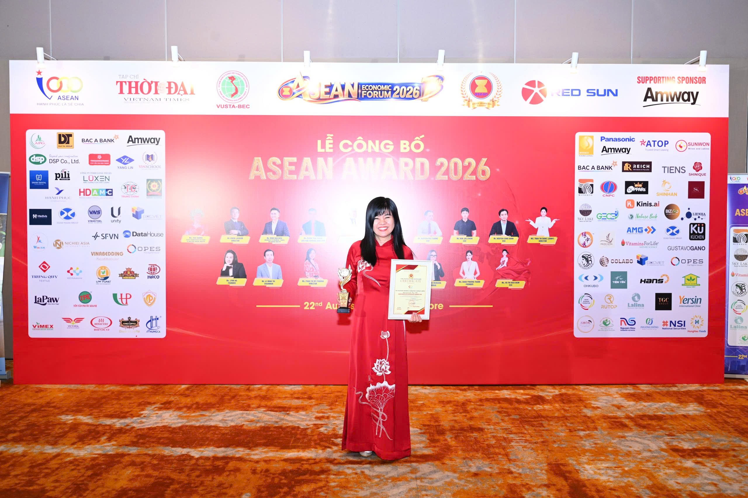 ISOCert tự hào cùng hệ sinh thái ISO Solutions nhận Giải thưởng ESG ASEAN Xanh 2026