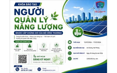 Khai giảng khóa đào tạo '' Người quản lý năng lượng'' tại Hải Phòng tháng 7/2026
