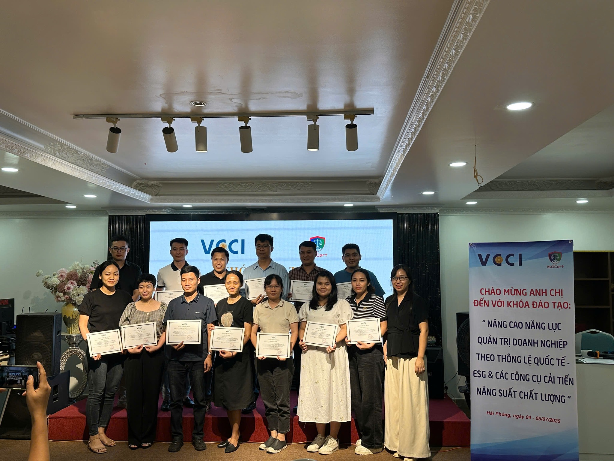 KHÓA ĐÀO TẠO ESG TỔ CHỨC TẠI HẢI PHÒNG LẦN THỨ 2